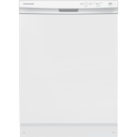 Frigidaire 20-in Wide Built-In Dishwasher with 5 Cycles, 55 dBA, 14 Place Settings, Energy Star Rated - White FFCD2418UW